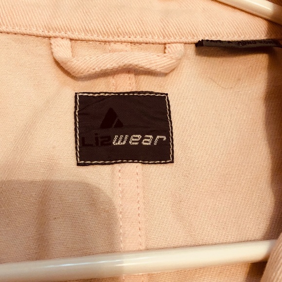 Pale Pink Denim Jacket 14 - Picture 2 of 3